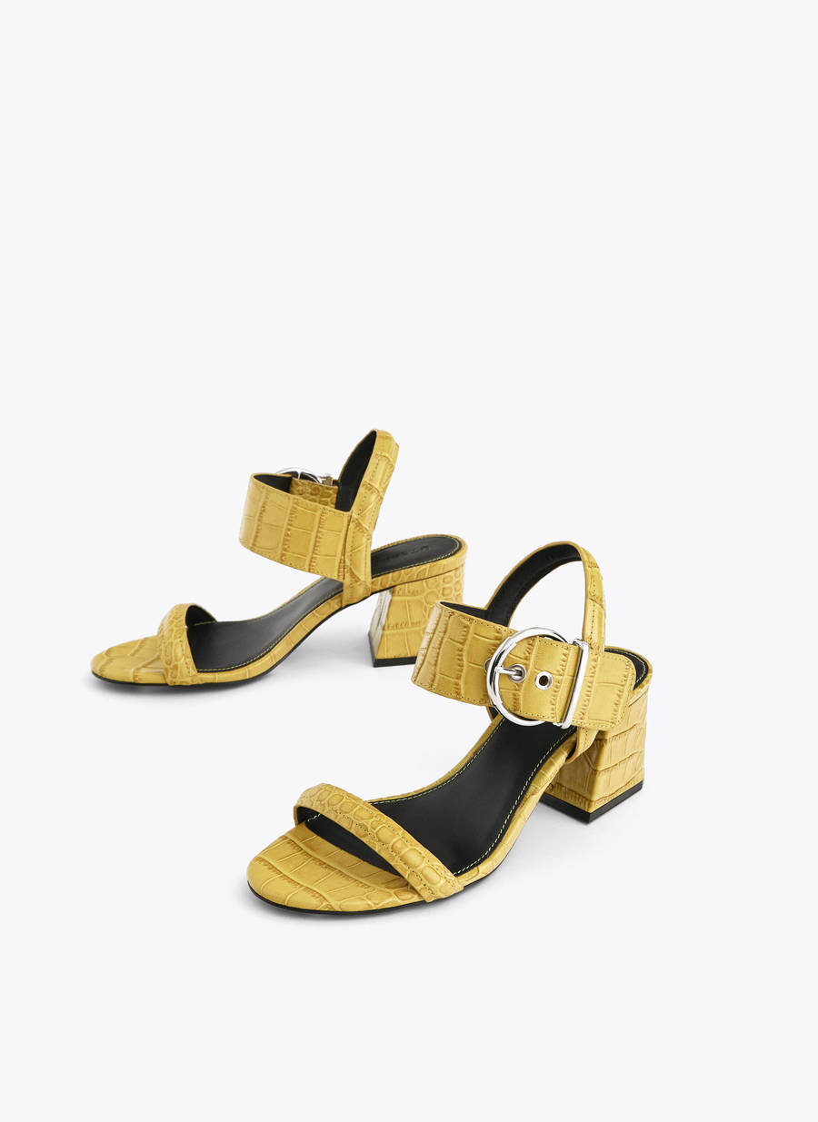 mock croc sandals