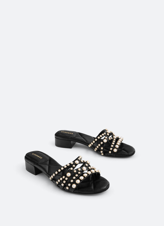 pearl strap sandals