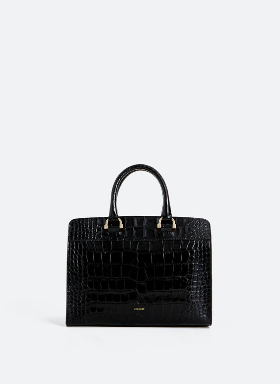 croc leather bags