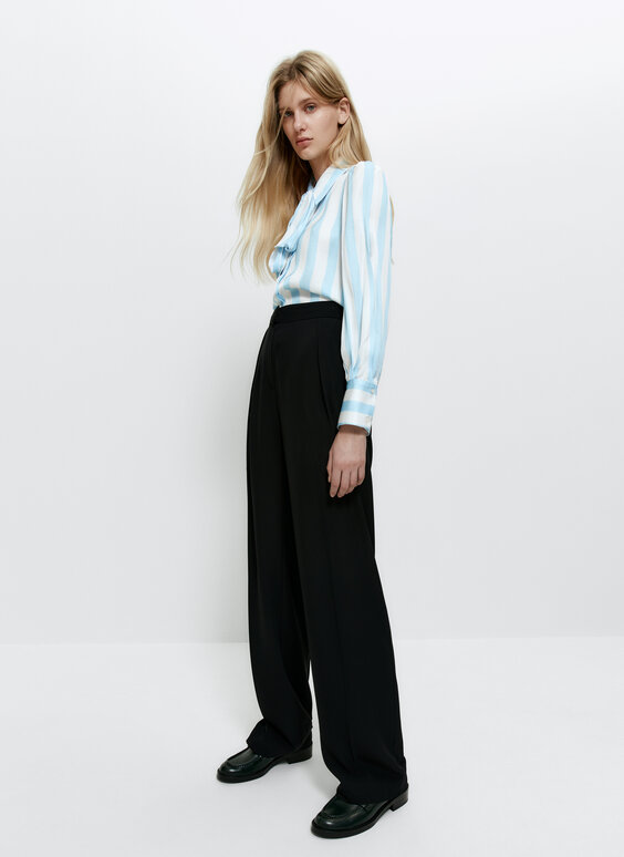 Basic straight fit trousers