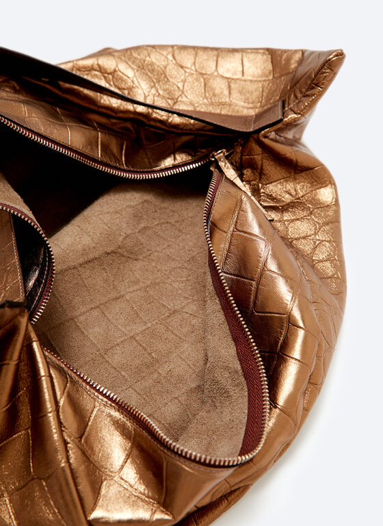 soft leather bucket bag