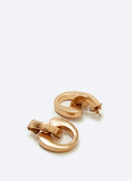 coach apple earrings